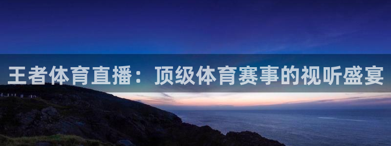 王者体育直播：顶级体育赛事的视听盛宴