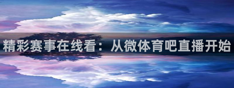 精彩赛事在线看：从微体育吧直播开始